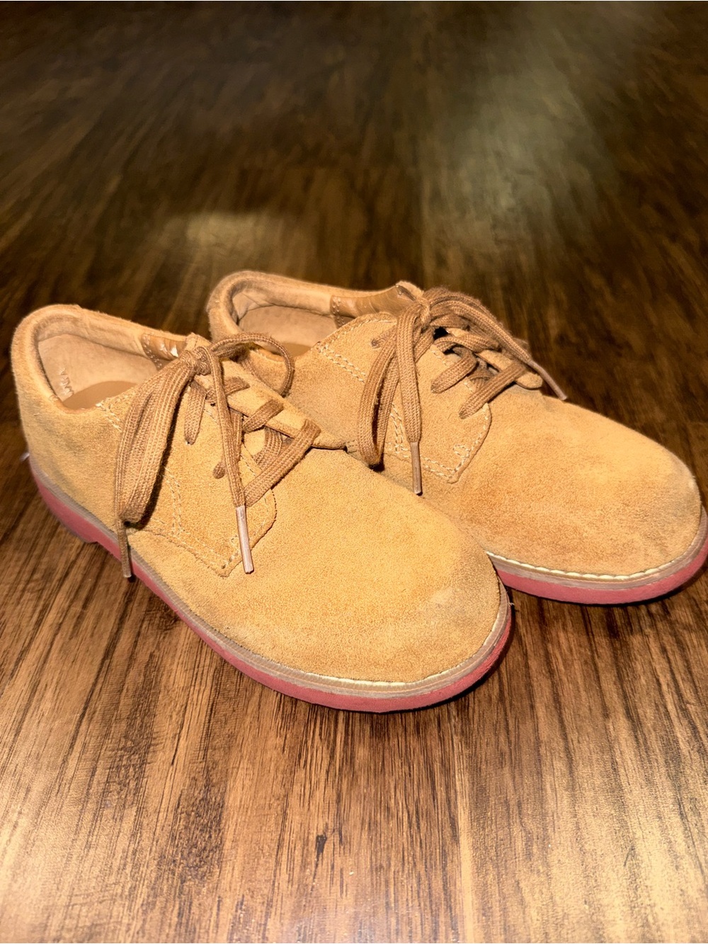 Sperry Boys Suede Lace-Up Casual Oxfords with Rubber Soles